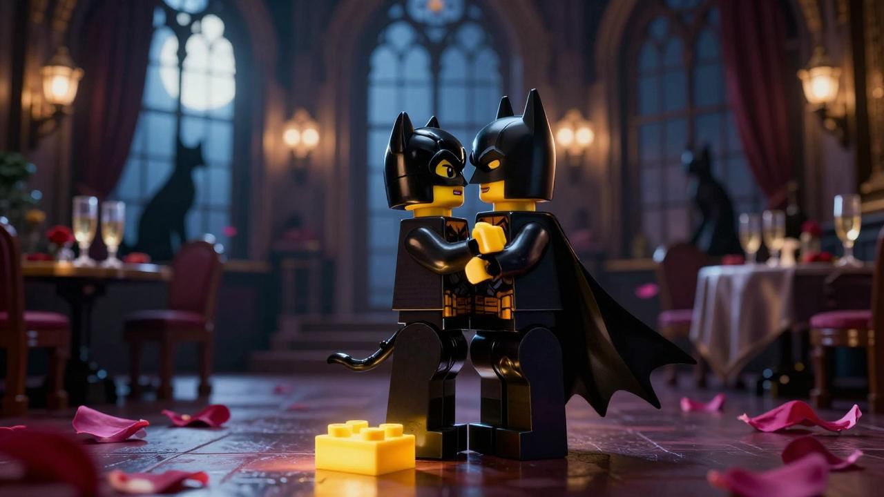 Nine Lives and One LEGO artwork