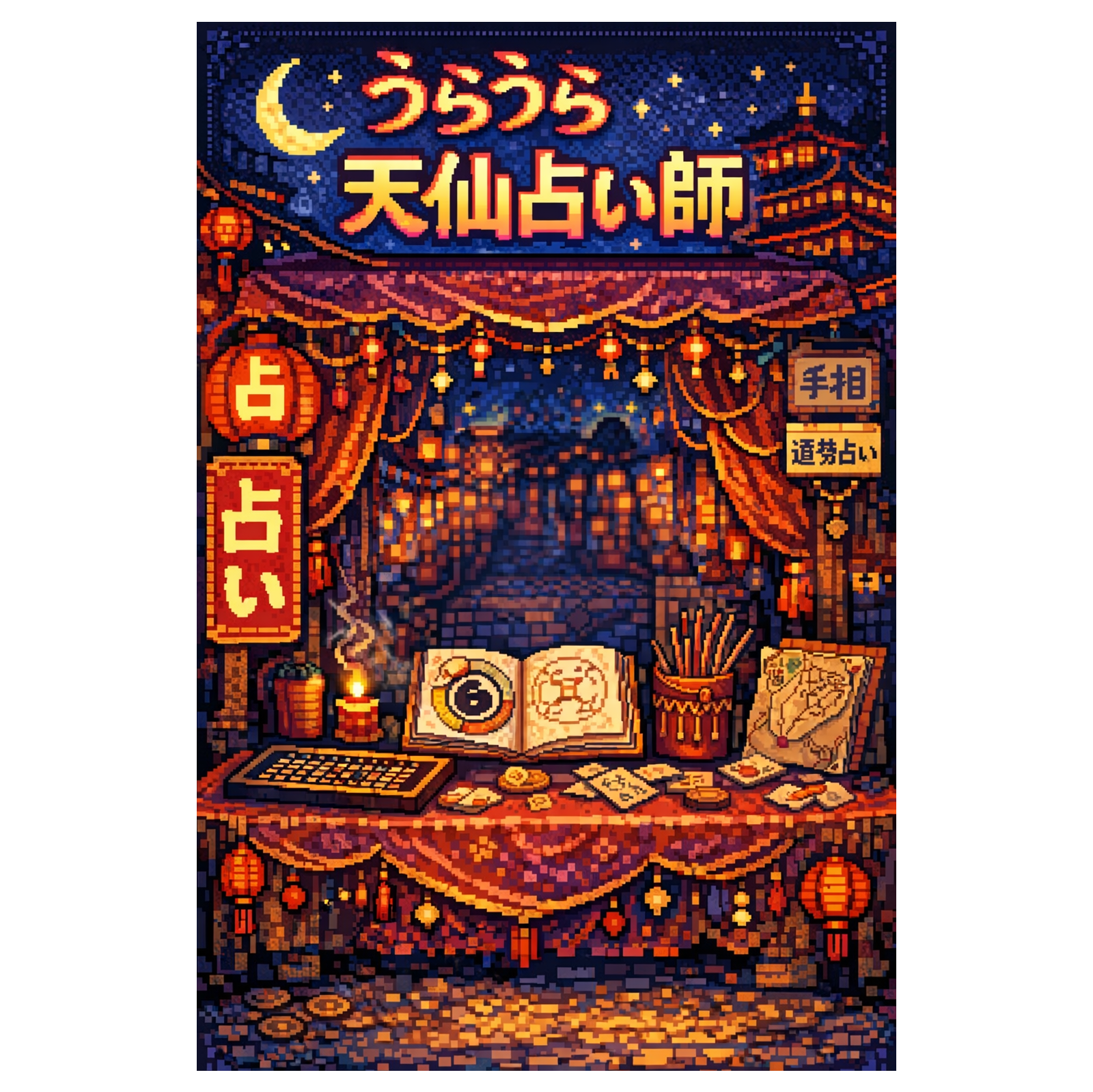 《うらうら天仙占い師》 artwork