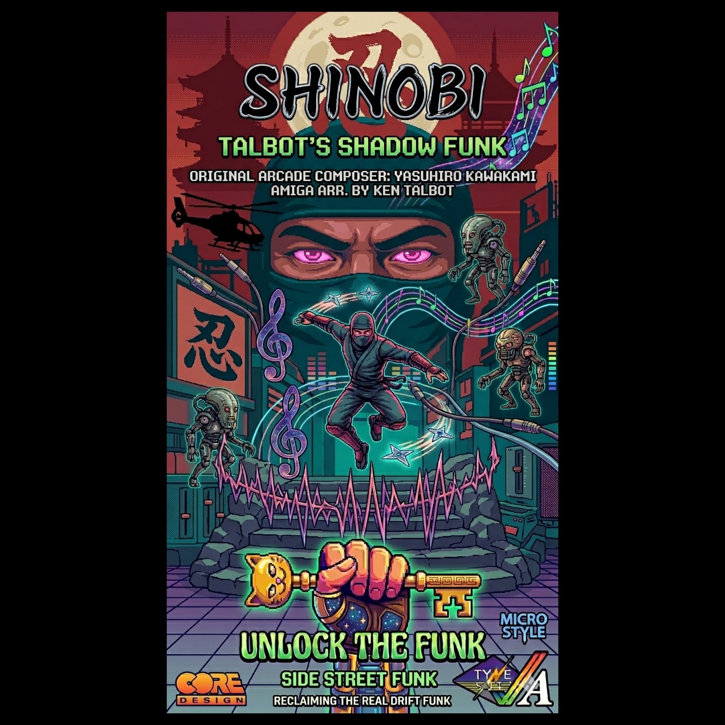 Shinobi BG music artwork