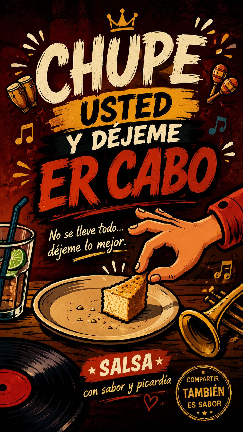 Chupe Usted , y déjeme er Cabo 🍞😅 artwork