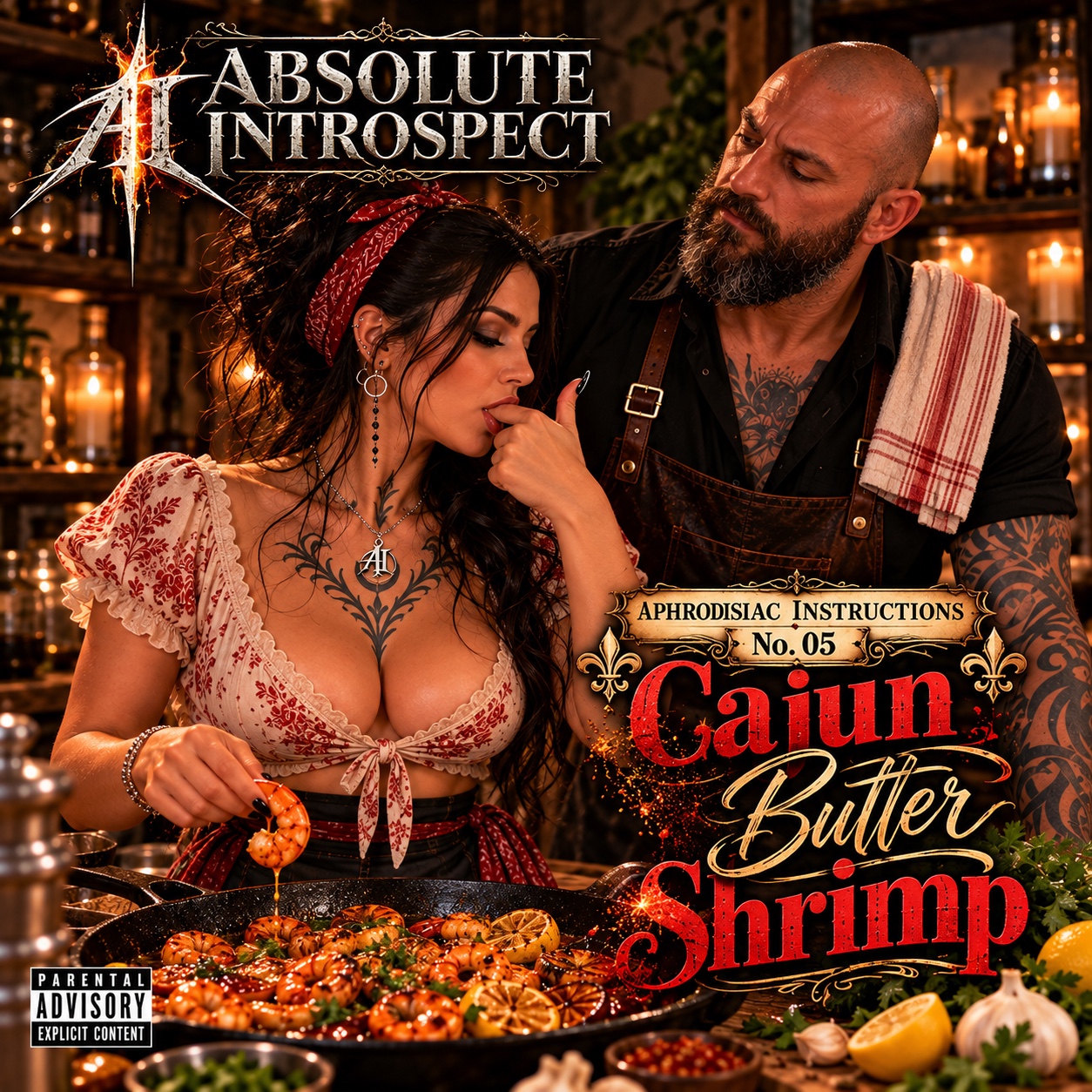 Aphrodisiac Instructions No. 05: Cajun Butter Shrimp artwork