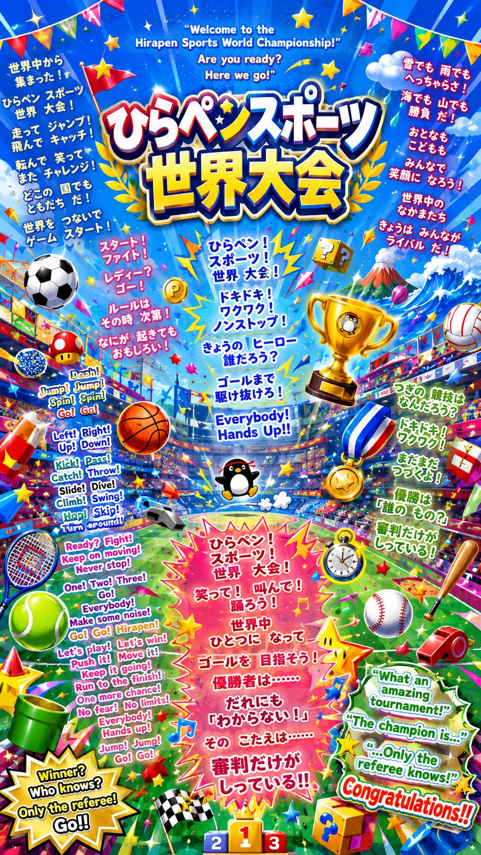 ひらペンスポーツ世界大会#sasasa artwork