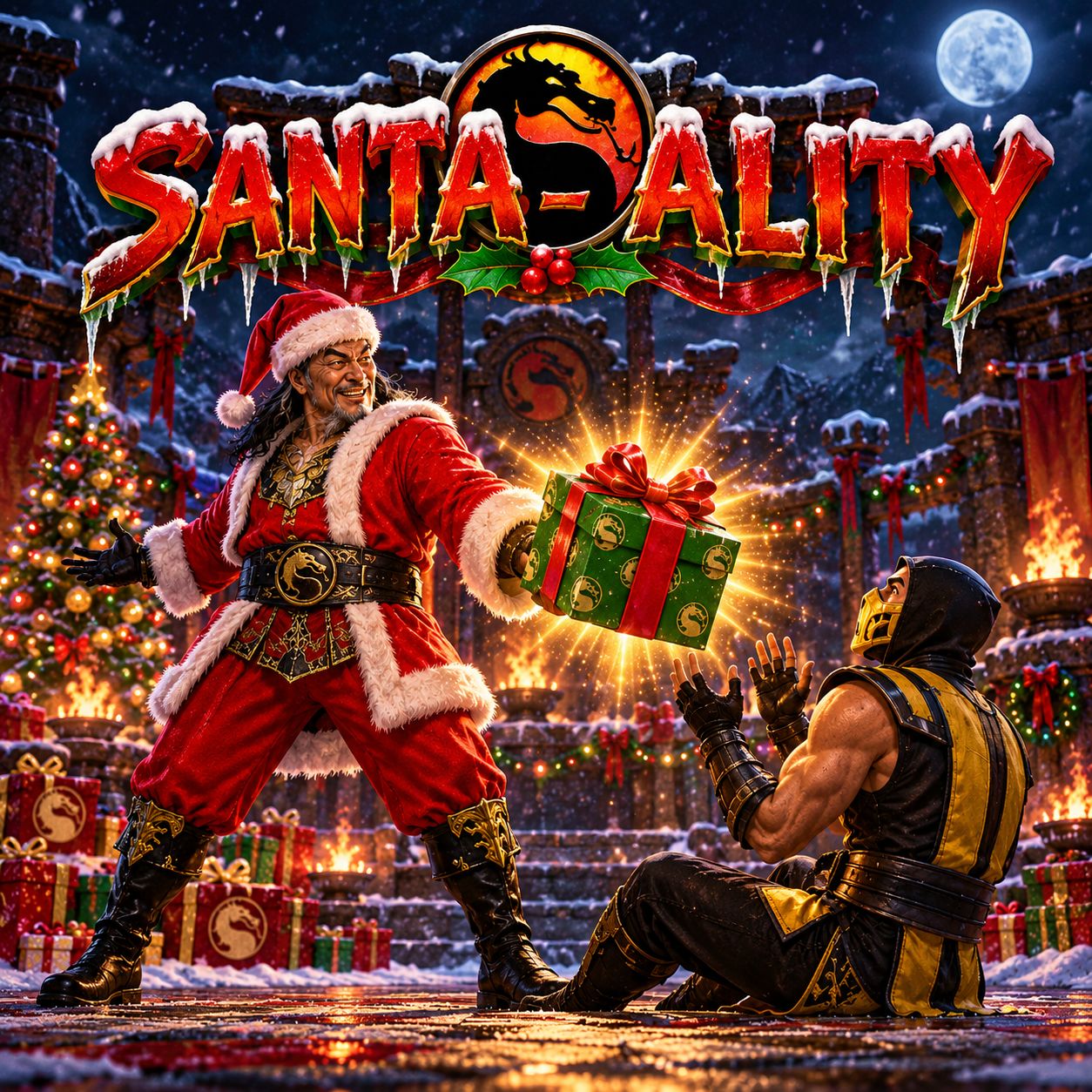 Shang Tsung's Christmas Morph artwork