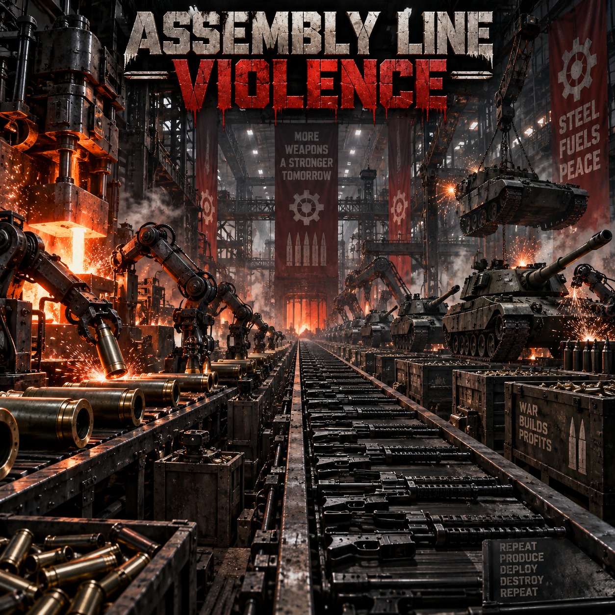 Assembly Line Violence artwork
