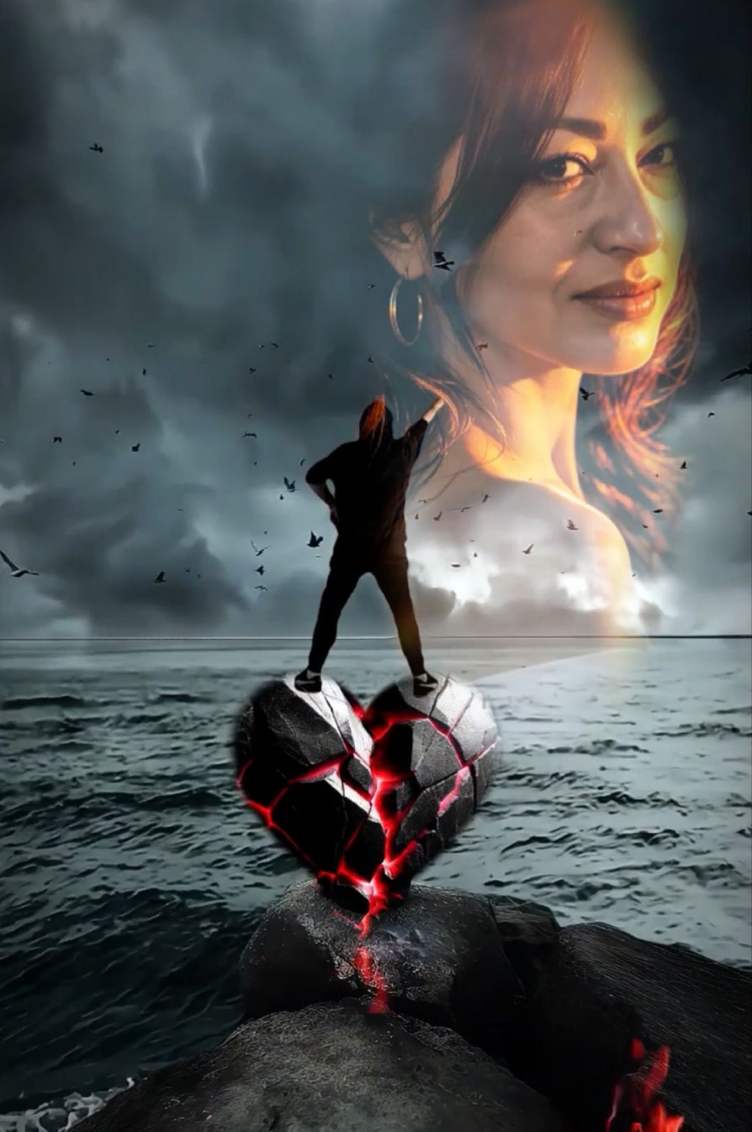 "Сердце не плачь" artwork