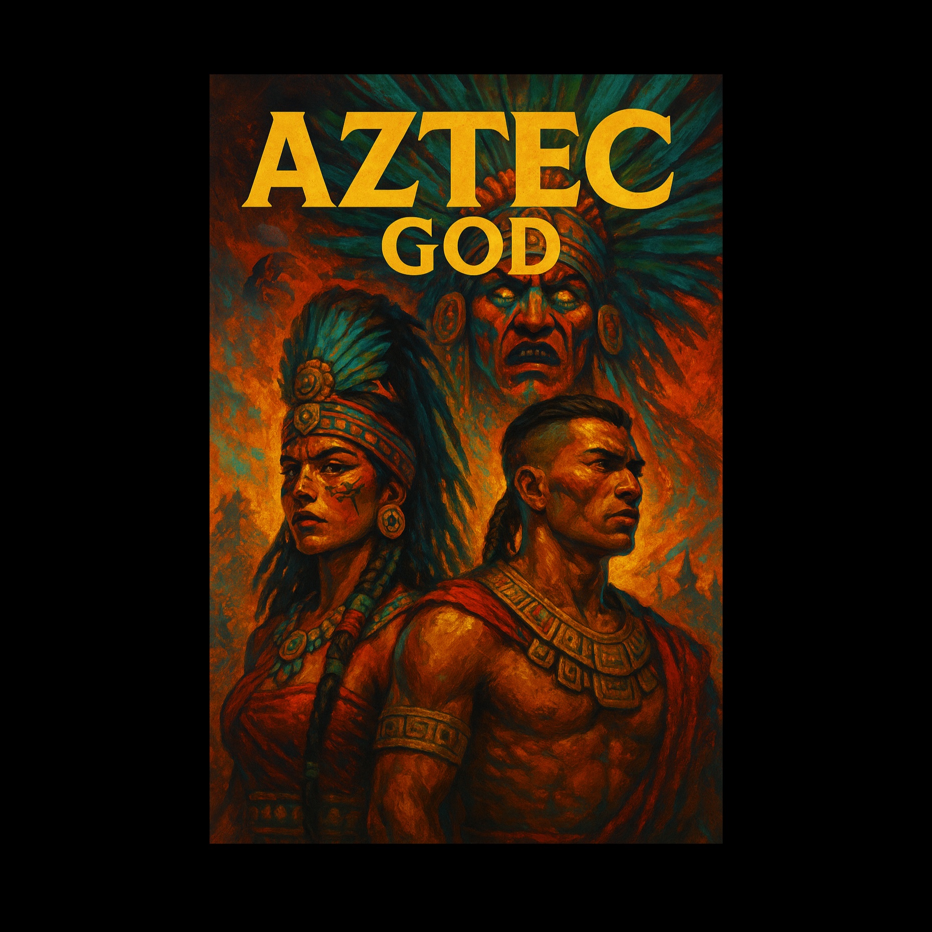 Aztec God artwork