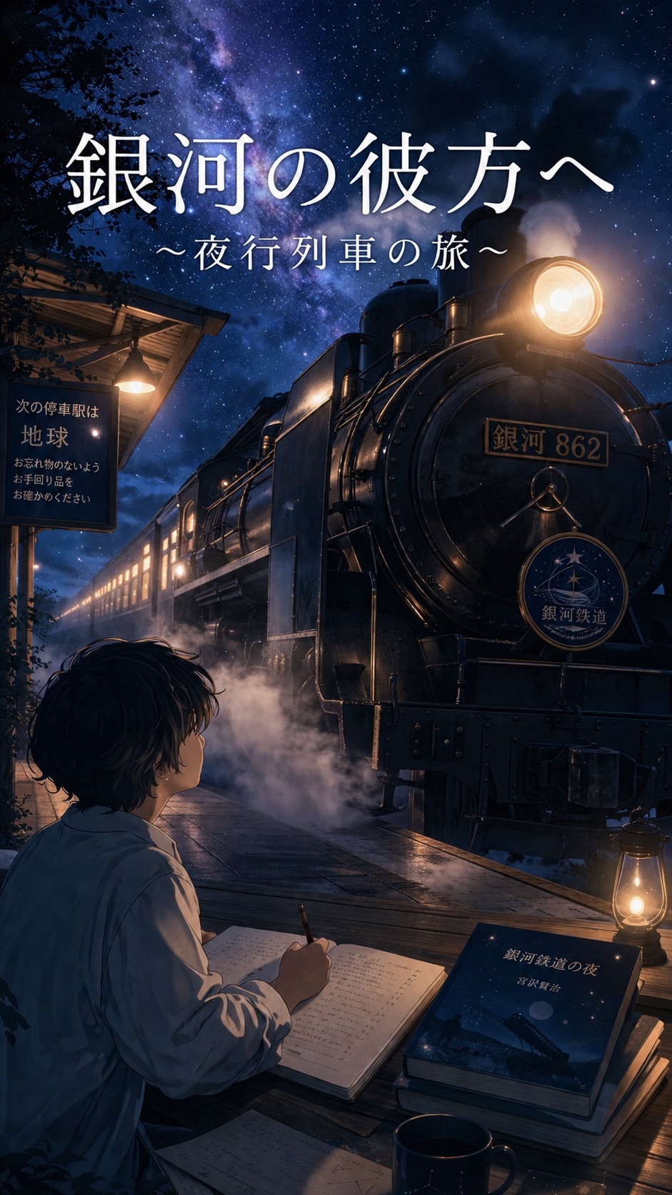 銀河の彼方へ〜夜行列車の旅 artwork