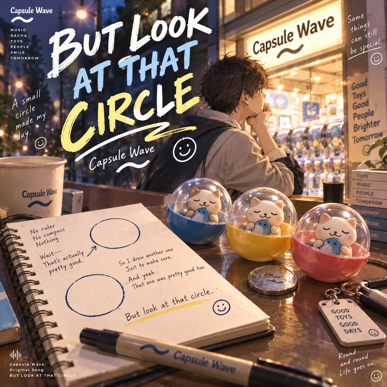 BUT LOOK AT THAT CIRCLE artwork
