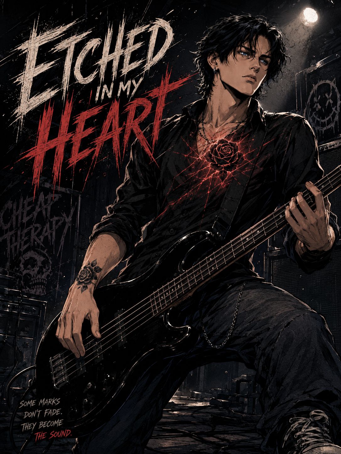 Etched in my heart artwork