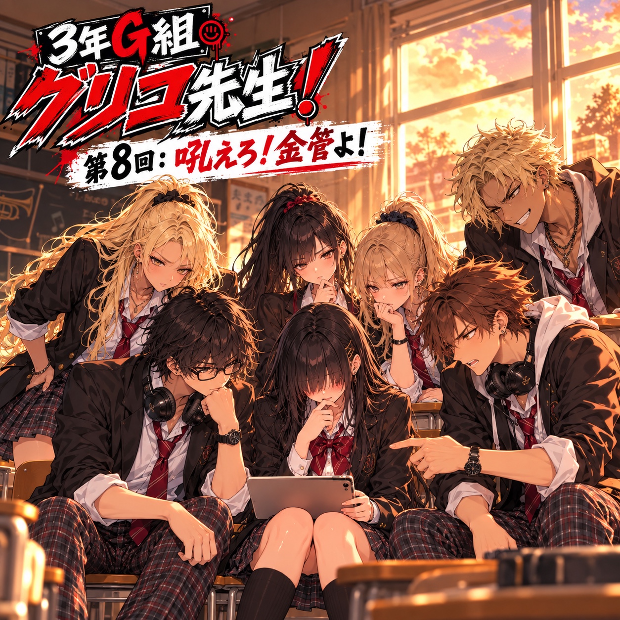 3年Ｇ組グリコ先生第8回予告（レイ編） artwork