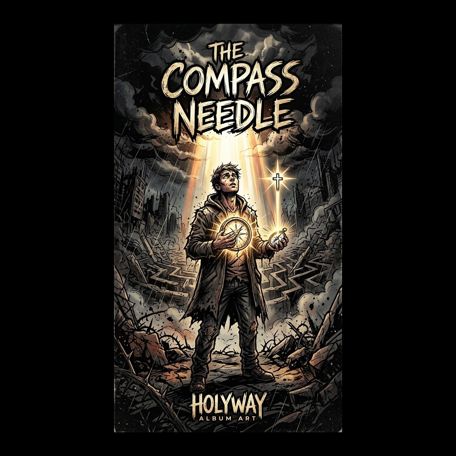 THE COMPASS NEEDLE artwork