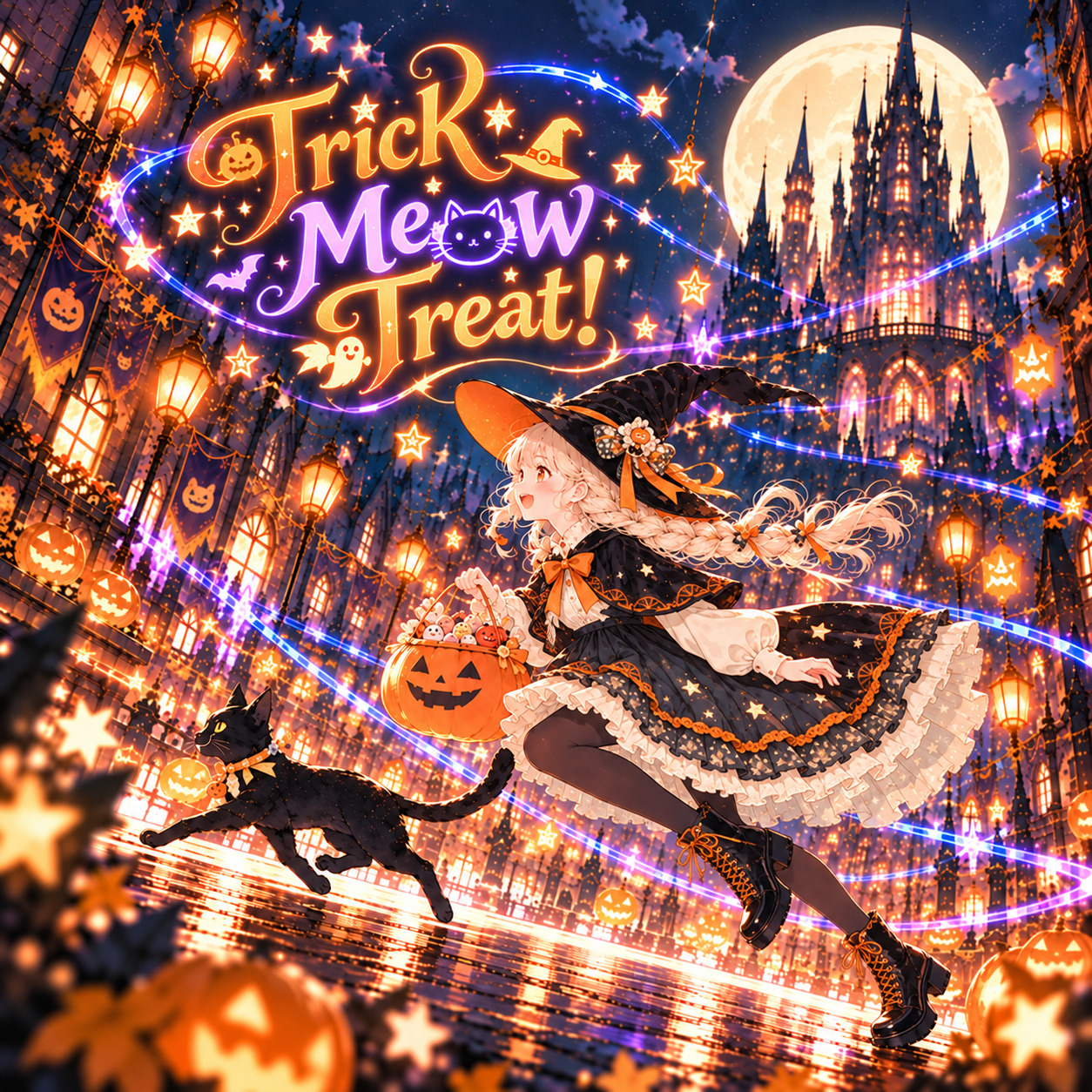 Trick Meow Treat! #はろいん artwork