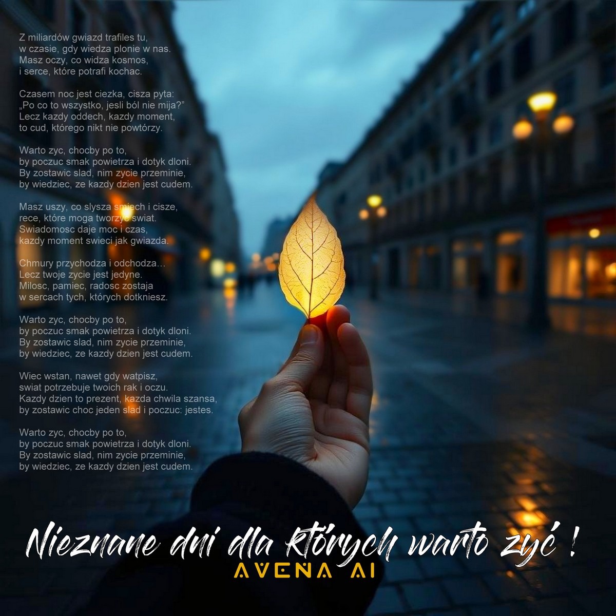 Image for Nieznane dni dla których warto żyć 