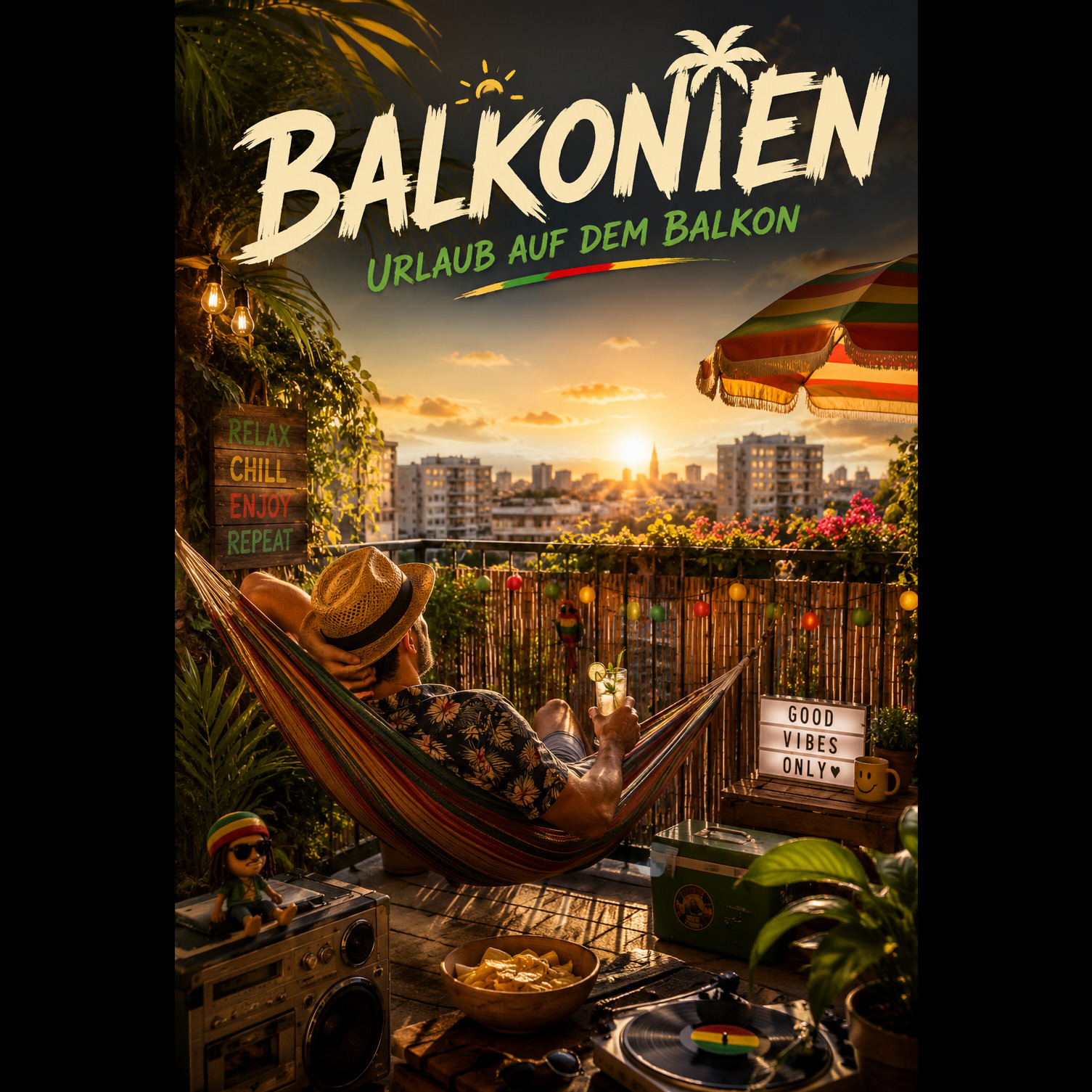 Urlaub auf dem Balkon artwork