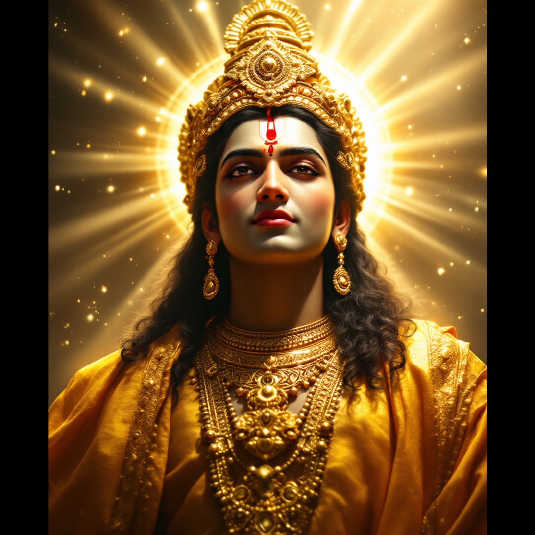 Bhagavad Gita 18.66 — Surrender and Fear Not artwork