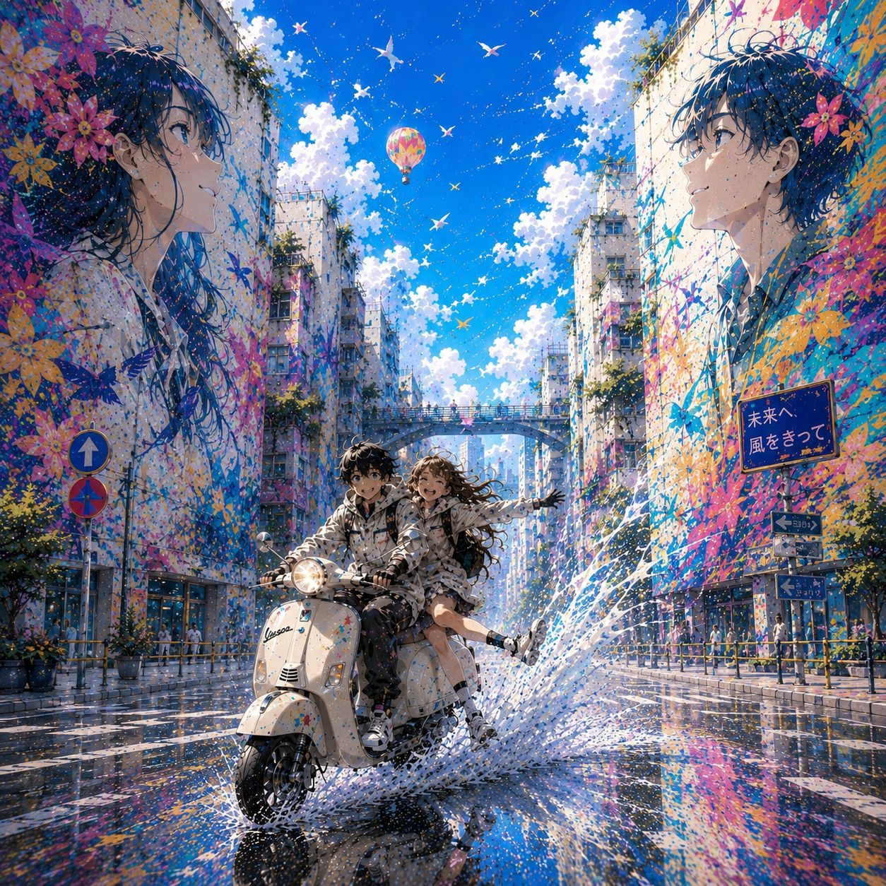 空ヲ映ス道 artwork