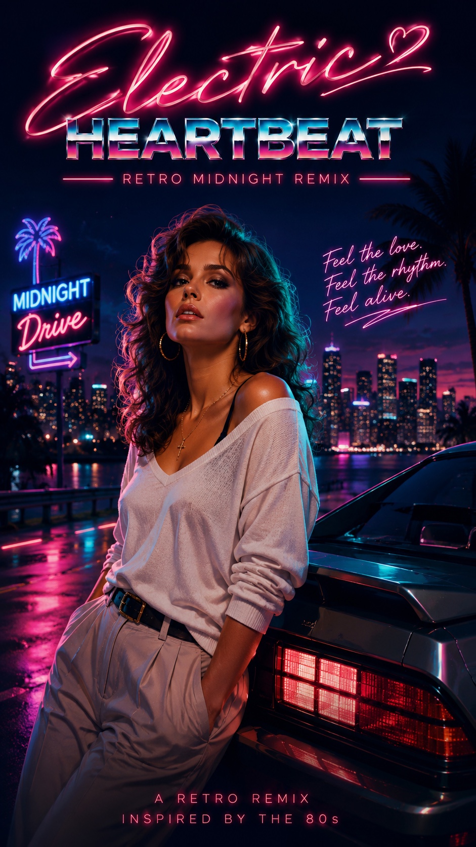 Electric Heartbeat (Retro Midnight Remix) artwork