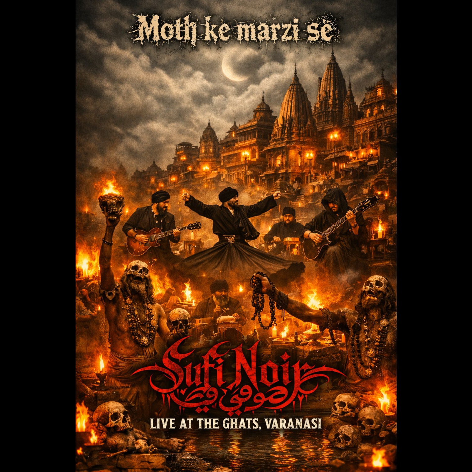 A roar from the Aghori depths - Sufi noir - Live at the ghats, Varanasi artwork
