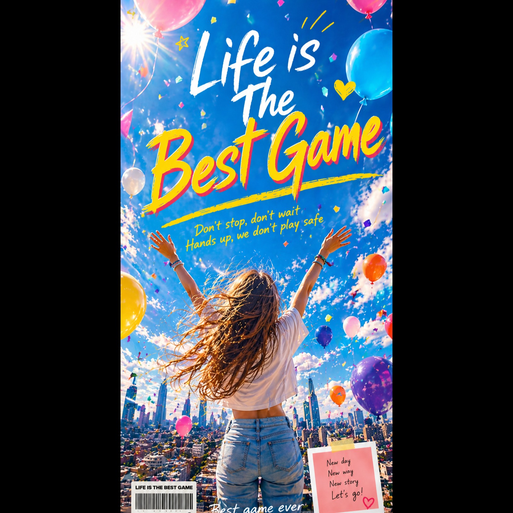 "Life Is the Best Game" artwork