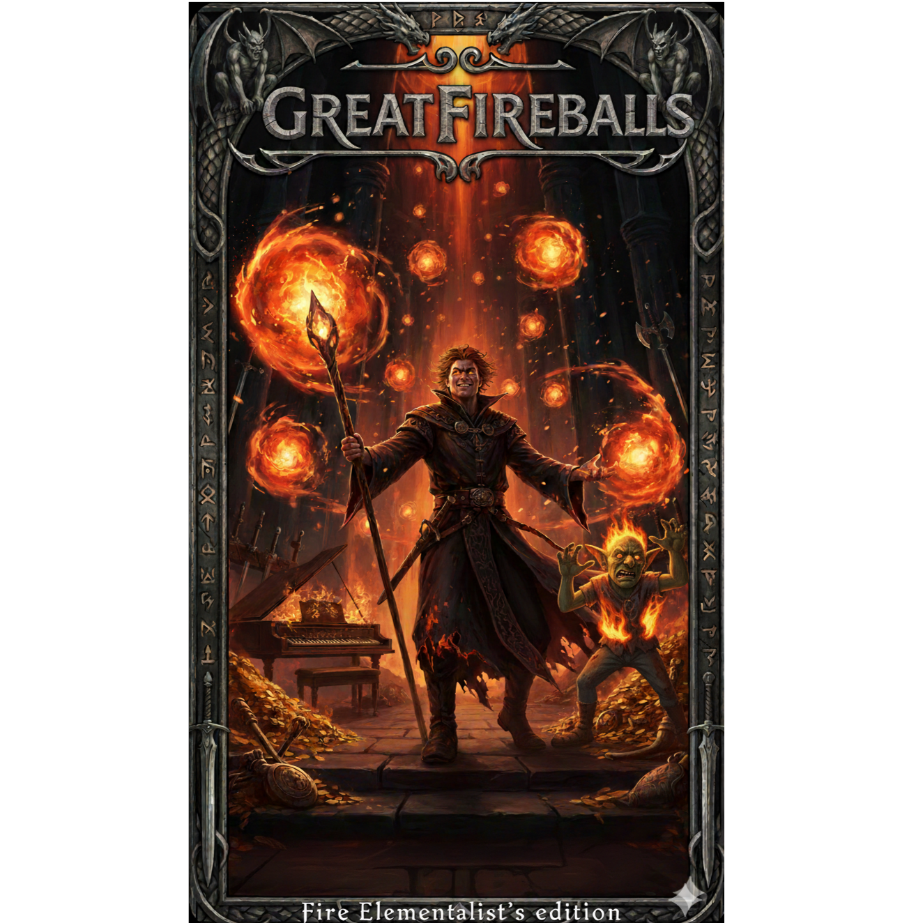 Great Balls of Fire (Fire Elementalist's edition) II artwork