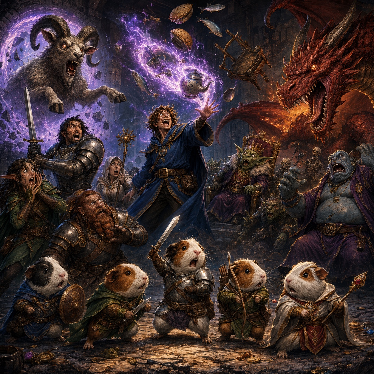 The Wizard Cast Guinea Pig artwork