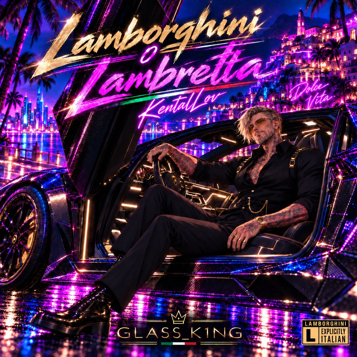 Lamborghini o Lambretta (Glass Mix) artwork