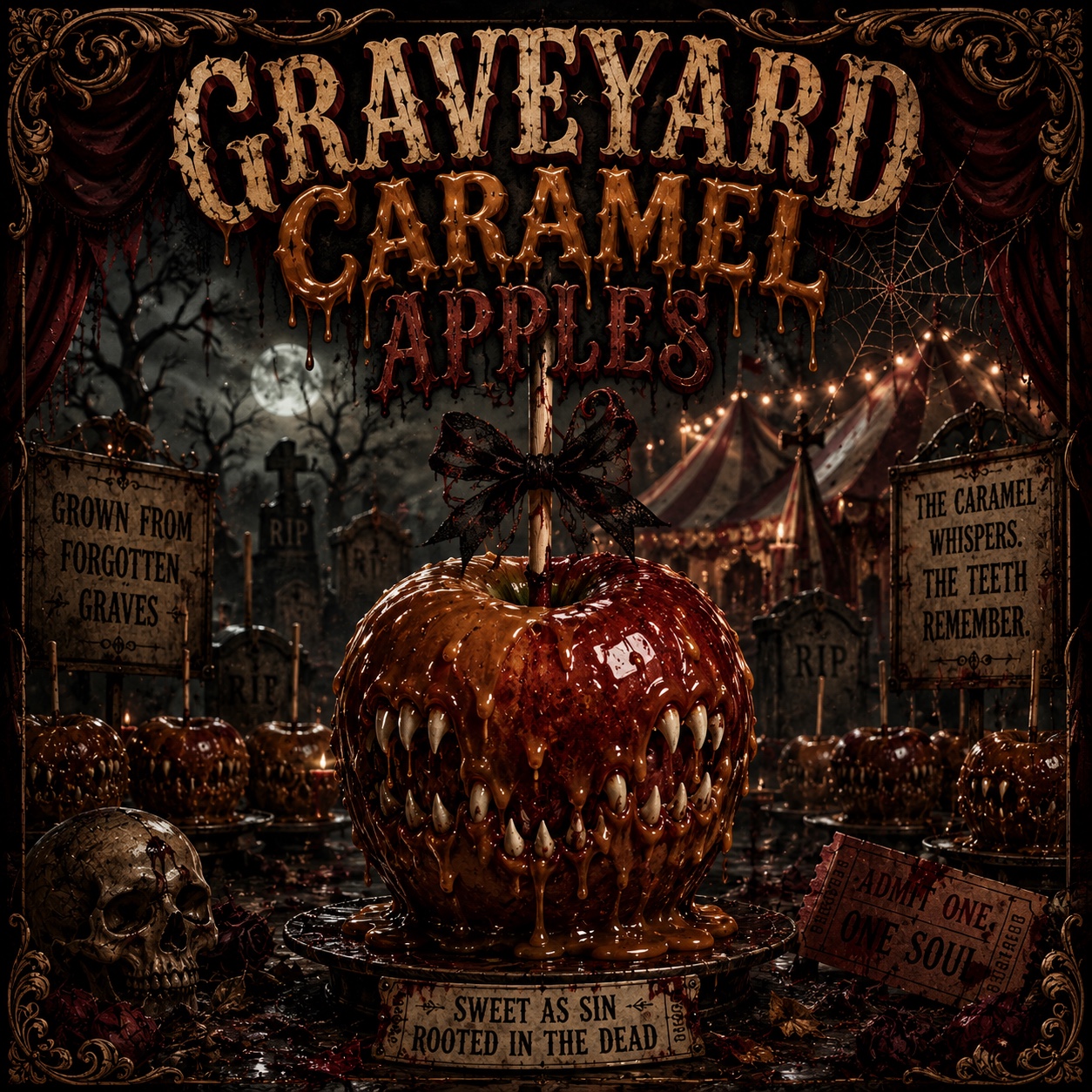 Graveyard Caramel Apples artwork