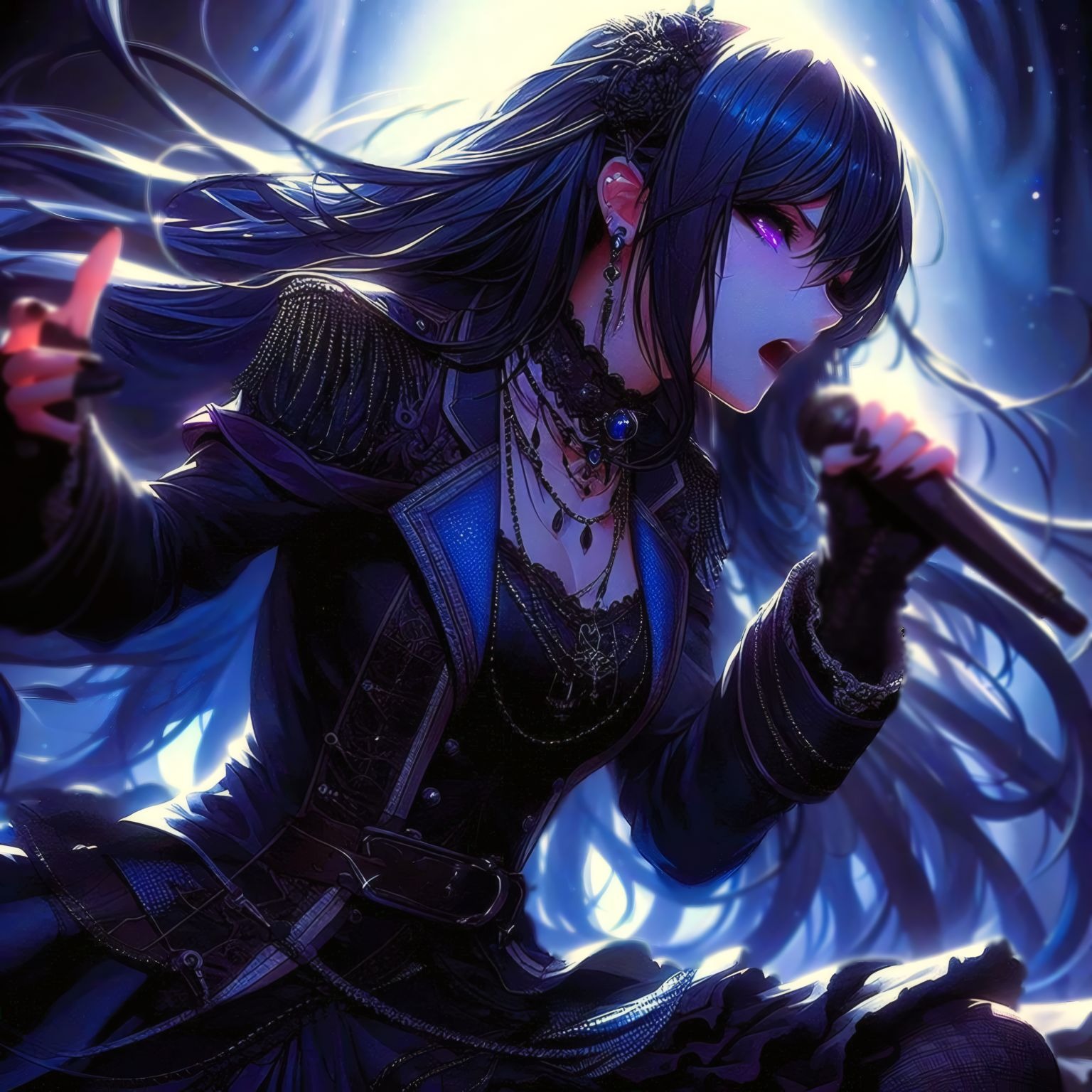 紅い夜と蒼い月 -Ver. Madness Metal- (V6 Rework) artwork