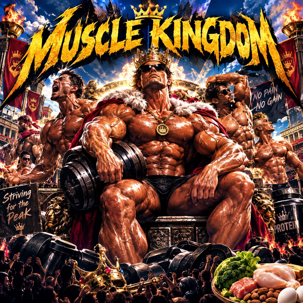 Muscle Kingdom（筋肉王国） artwork