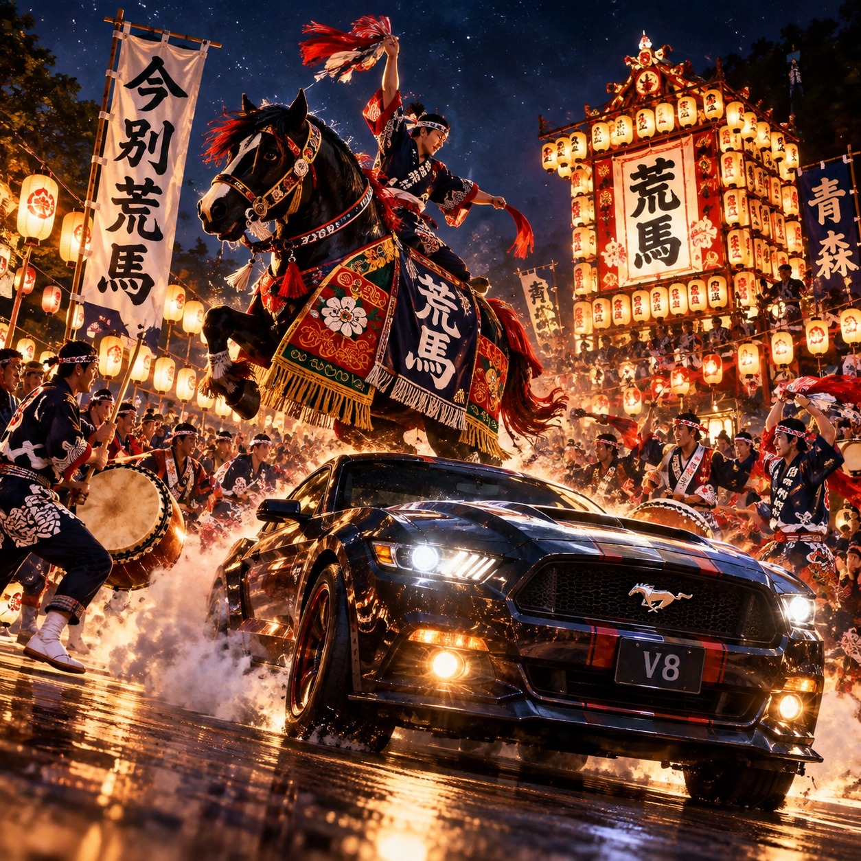 ♪『荒馬』～ V8 MUSTANG ～♪ artwork