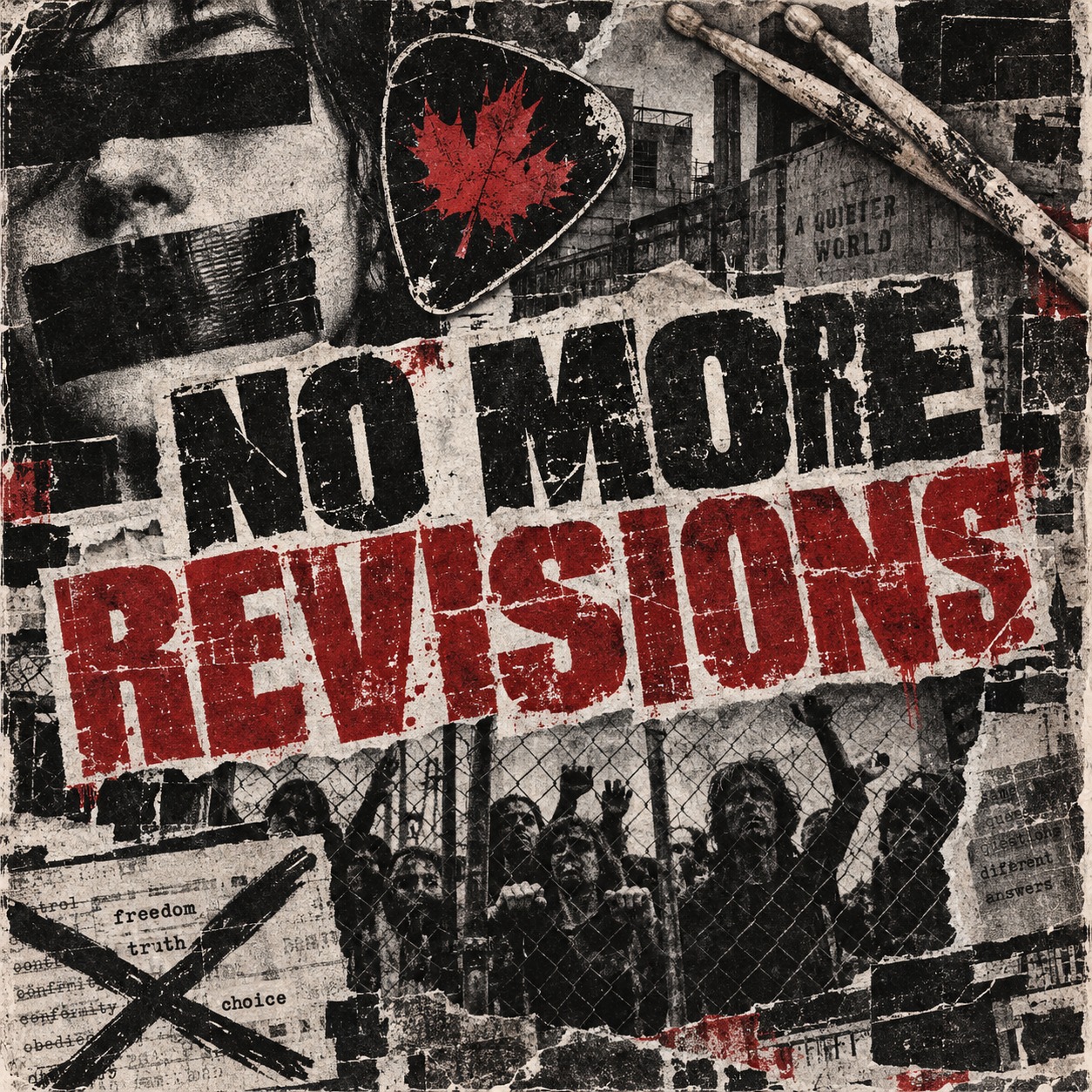 No more revisions artwork