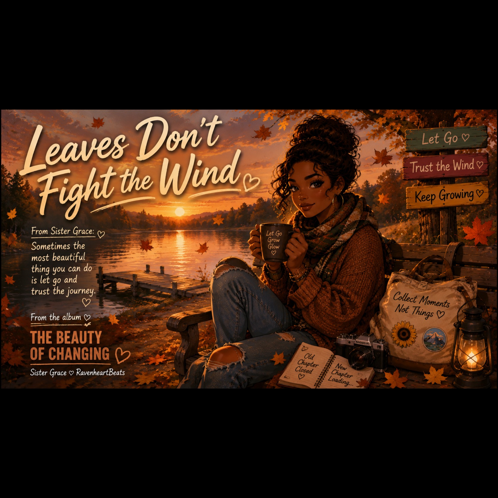 LEAVES DON'T FIGHT THE WIND artwork