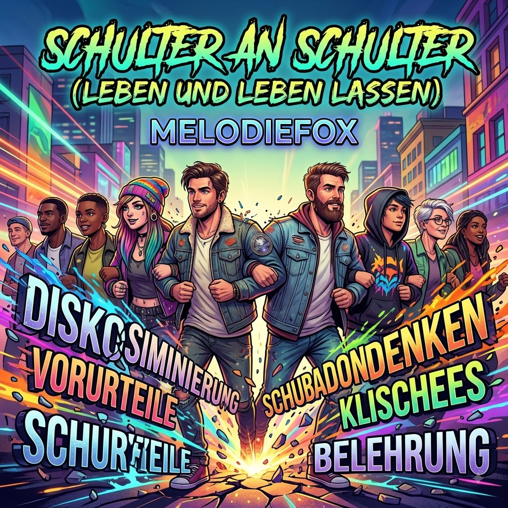 Leben und leben lassen (Schulter an Schulter) artwork