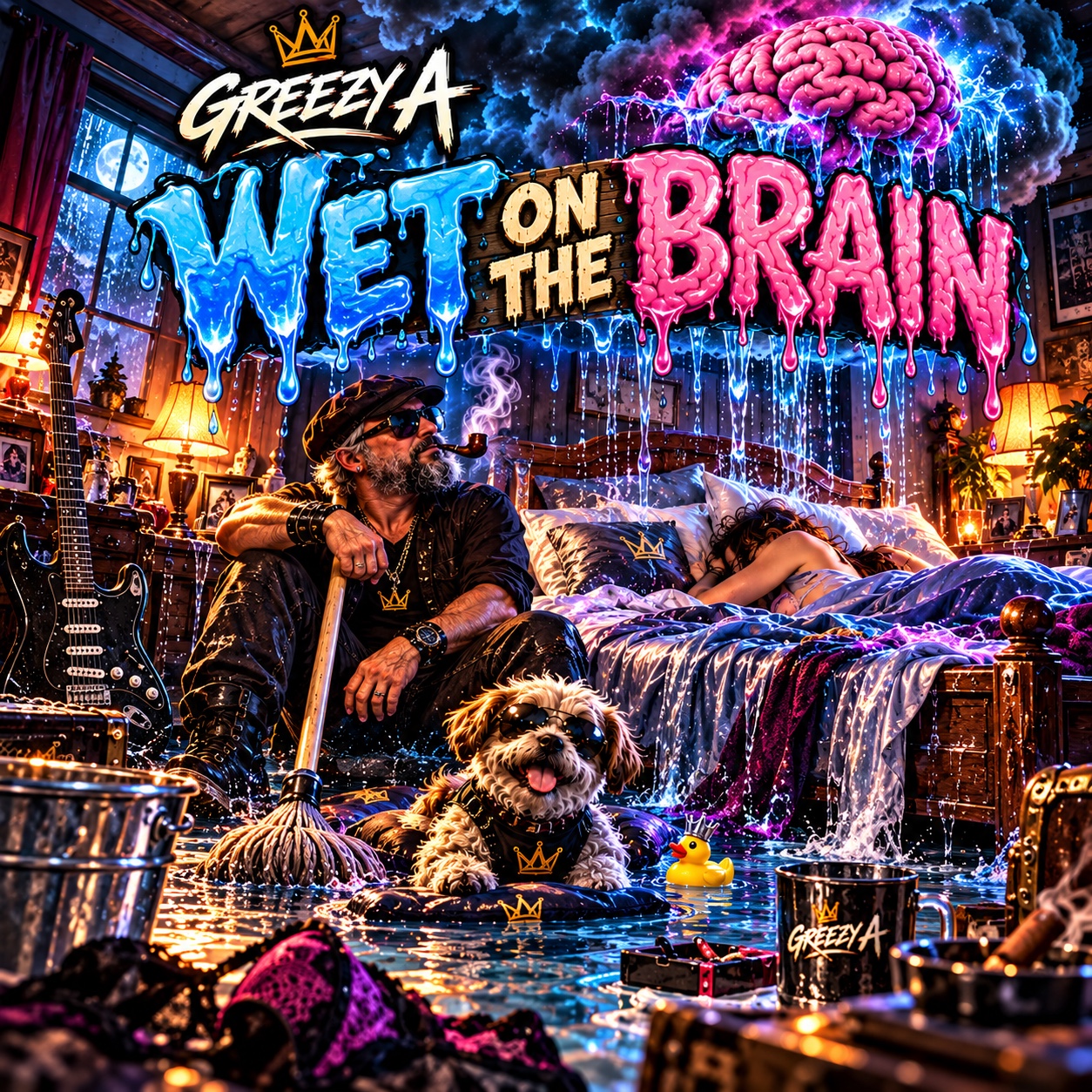 Wet on The Brain artwork
