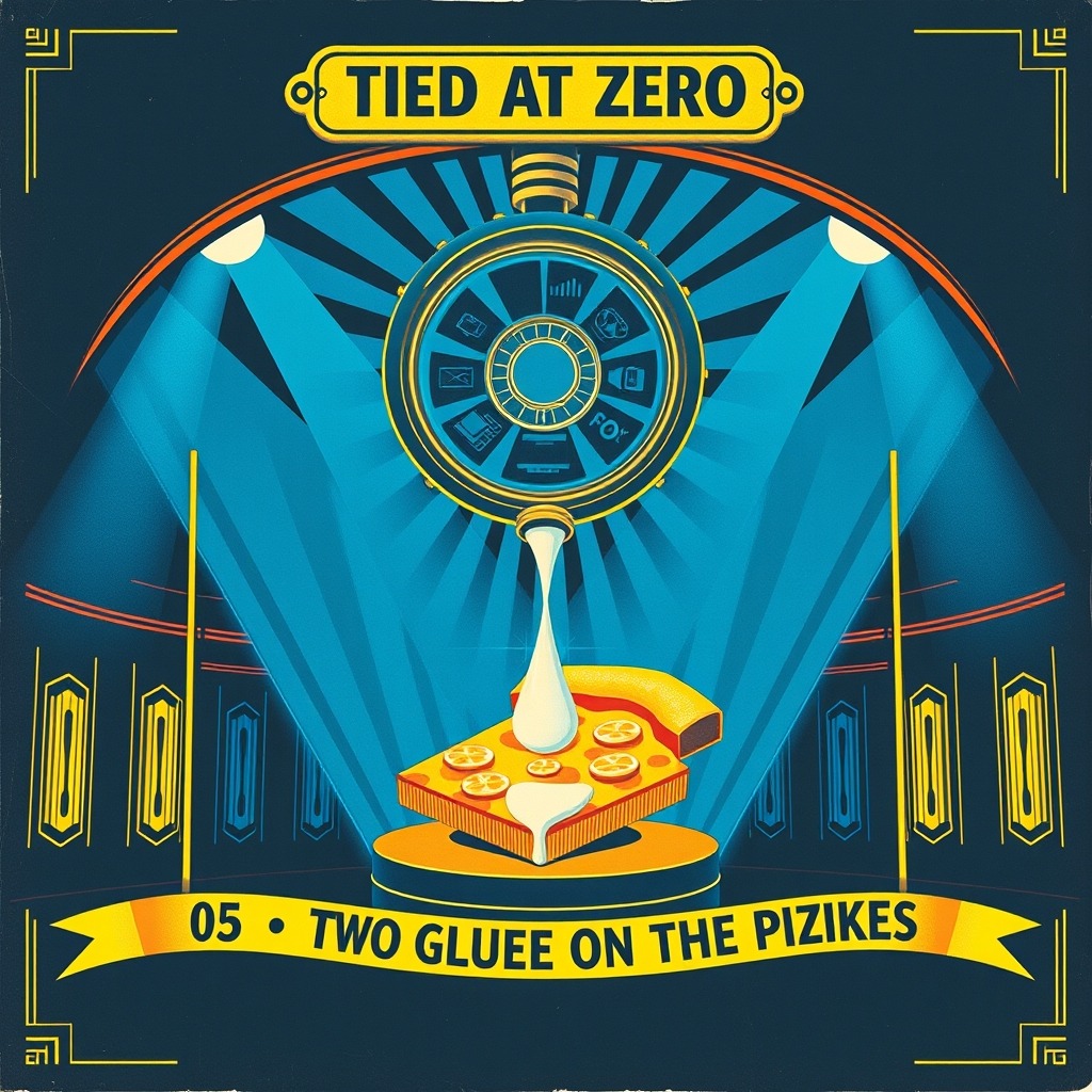 Tied At Zero - The Party Conventions - 05 - Two Million Tokens (Put Glue on the Pizza) artwork