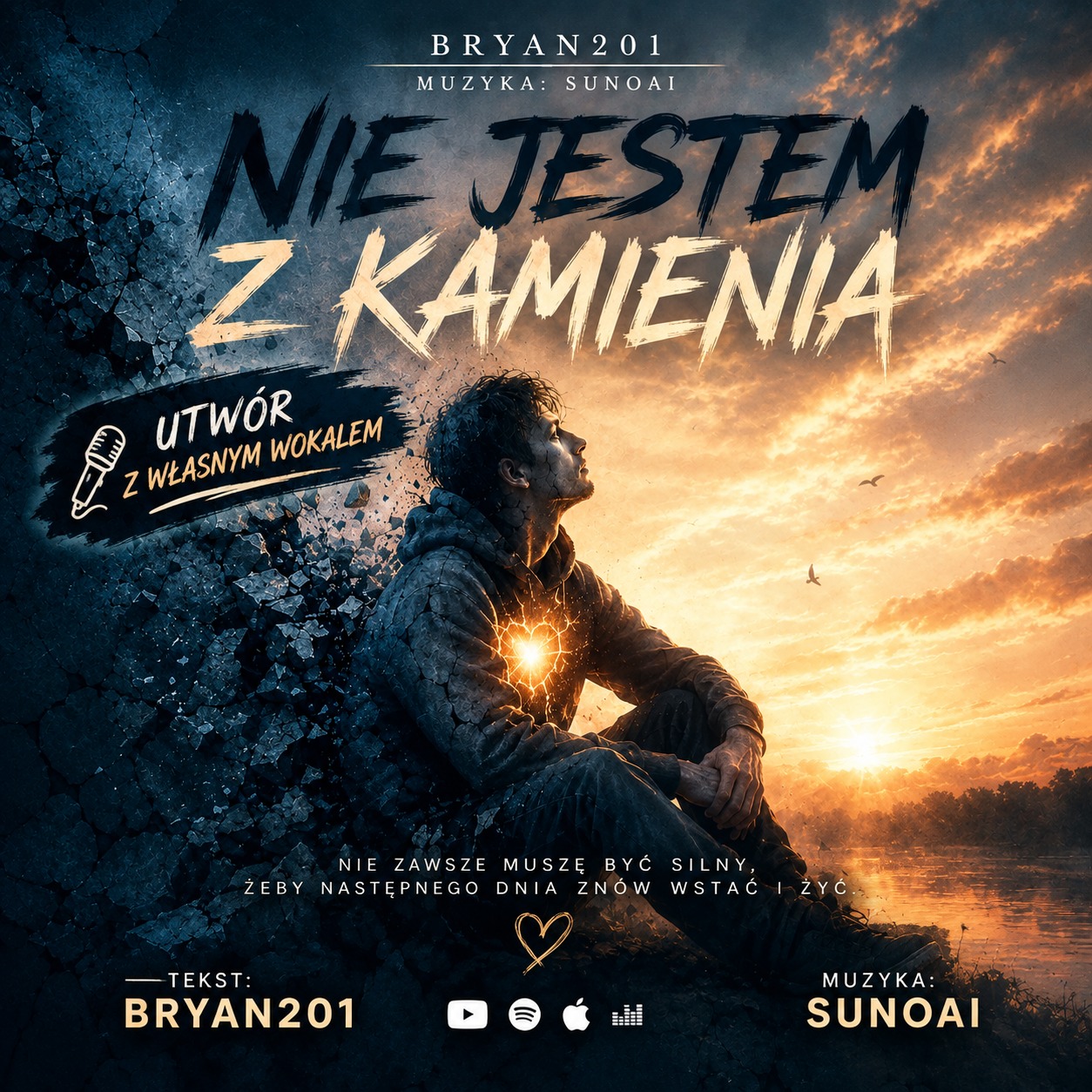 Nie jestem z kamienia (własny wokal) artwork