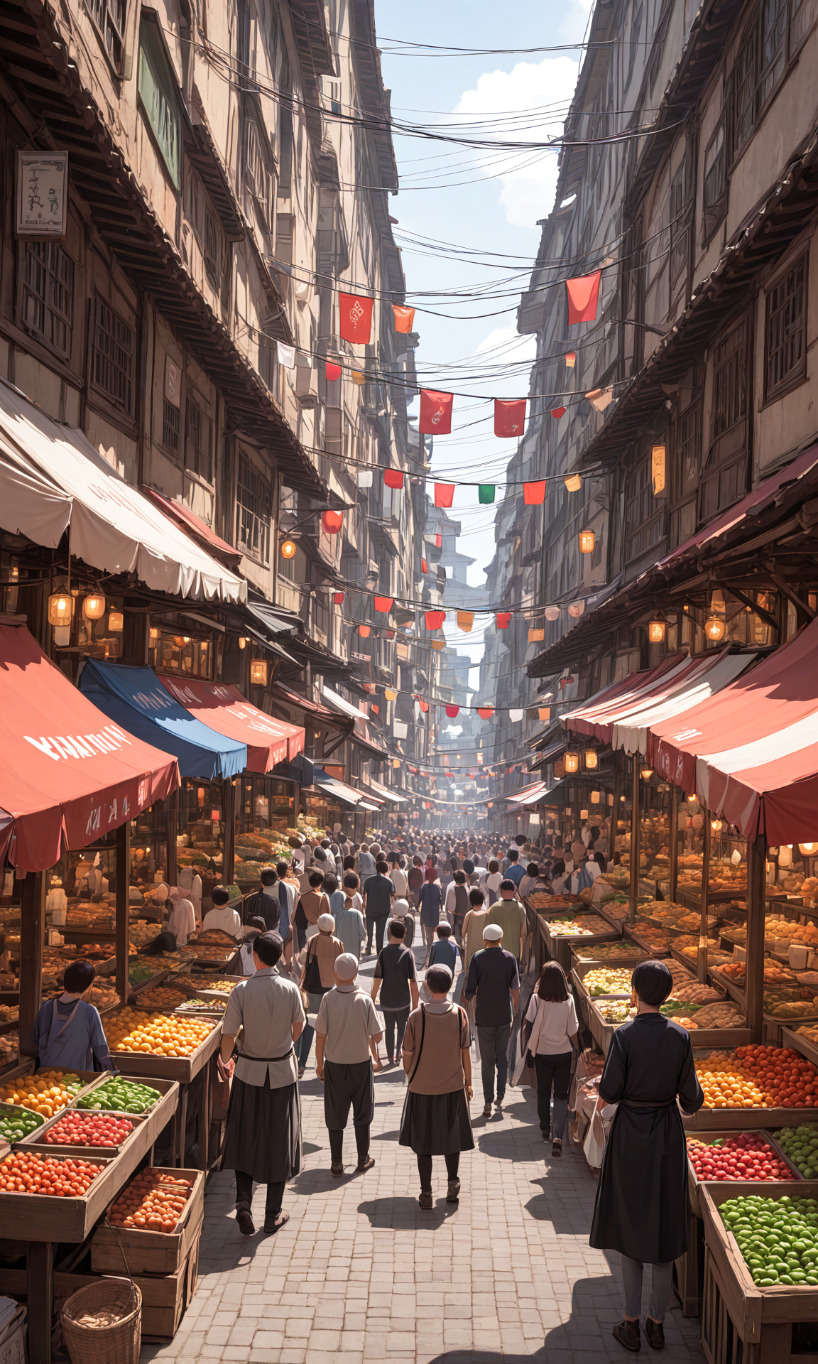 Market Day In Sunbright artwork