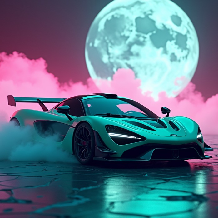 McLaren Senna artwork