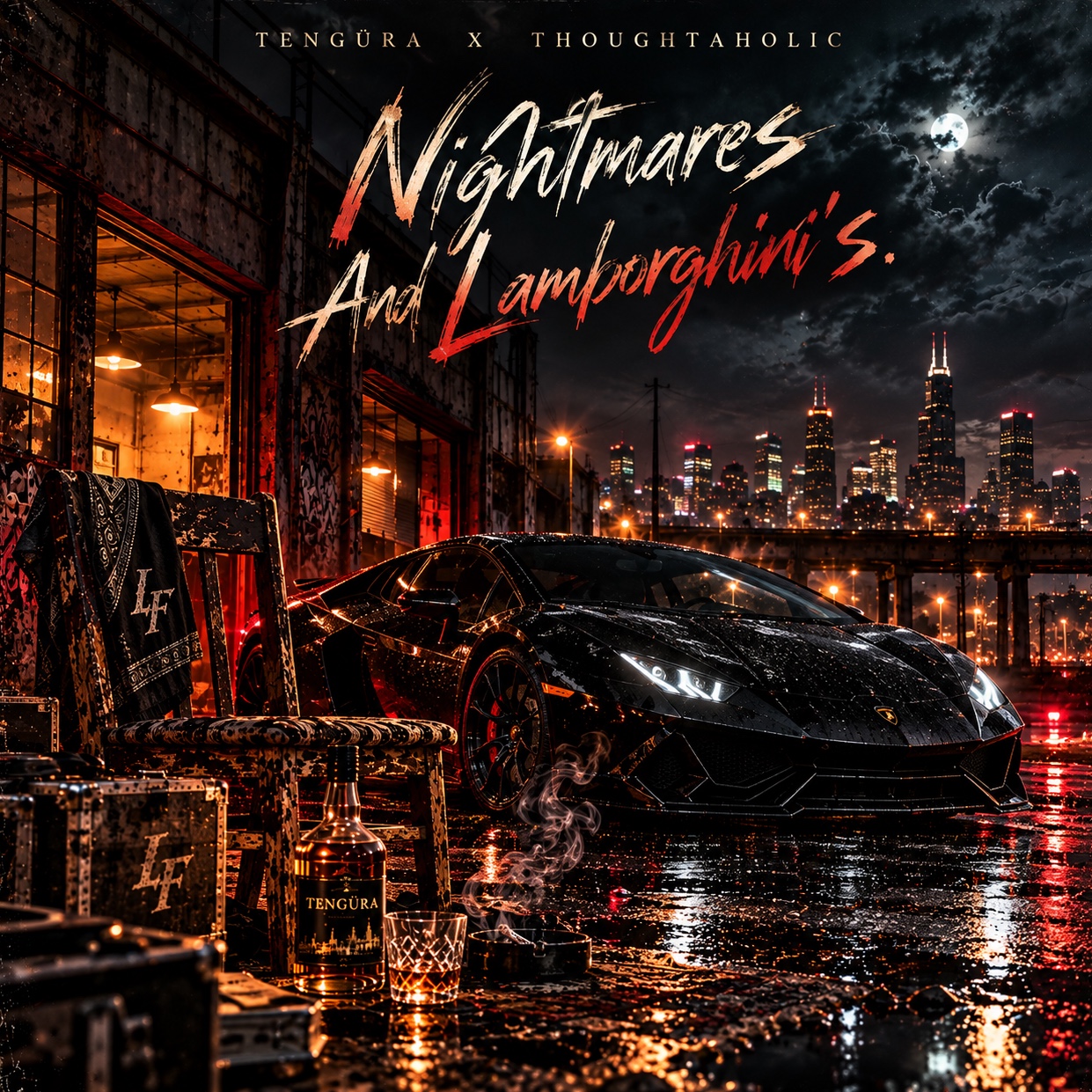 Nightmares and Lamborghinis artwork