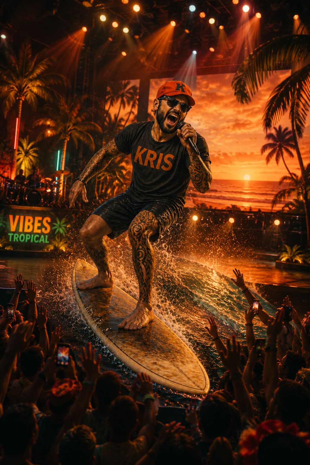Surfant sur l'océan (En concert) artwork