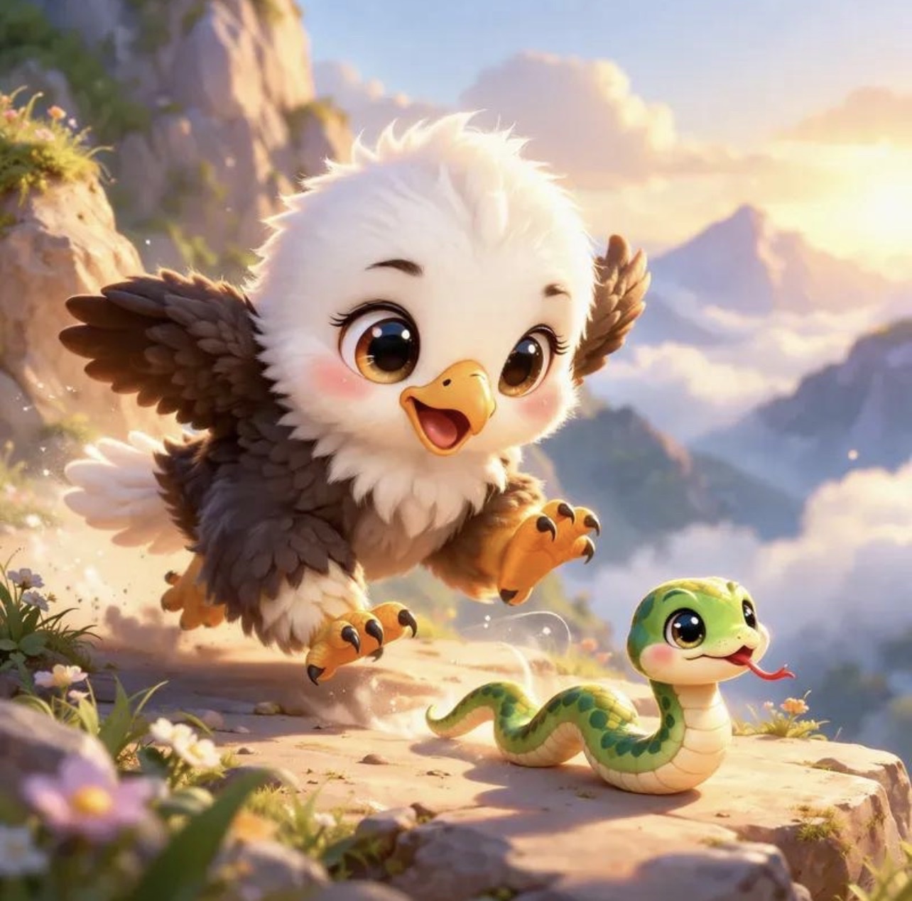 The Little Eagle Who Forgot to Fly  Una piccola aquila che dimenticò di volare artwork
