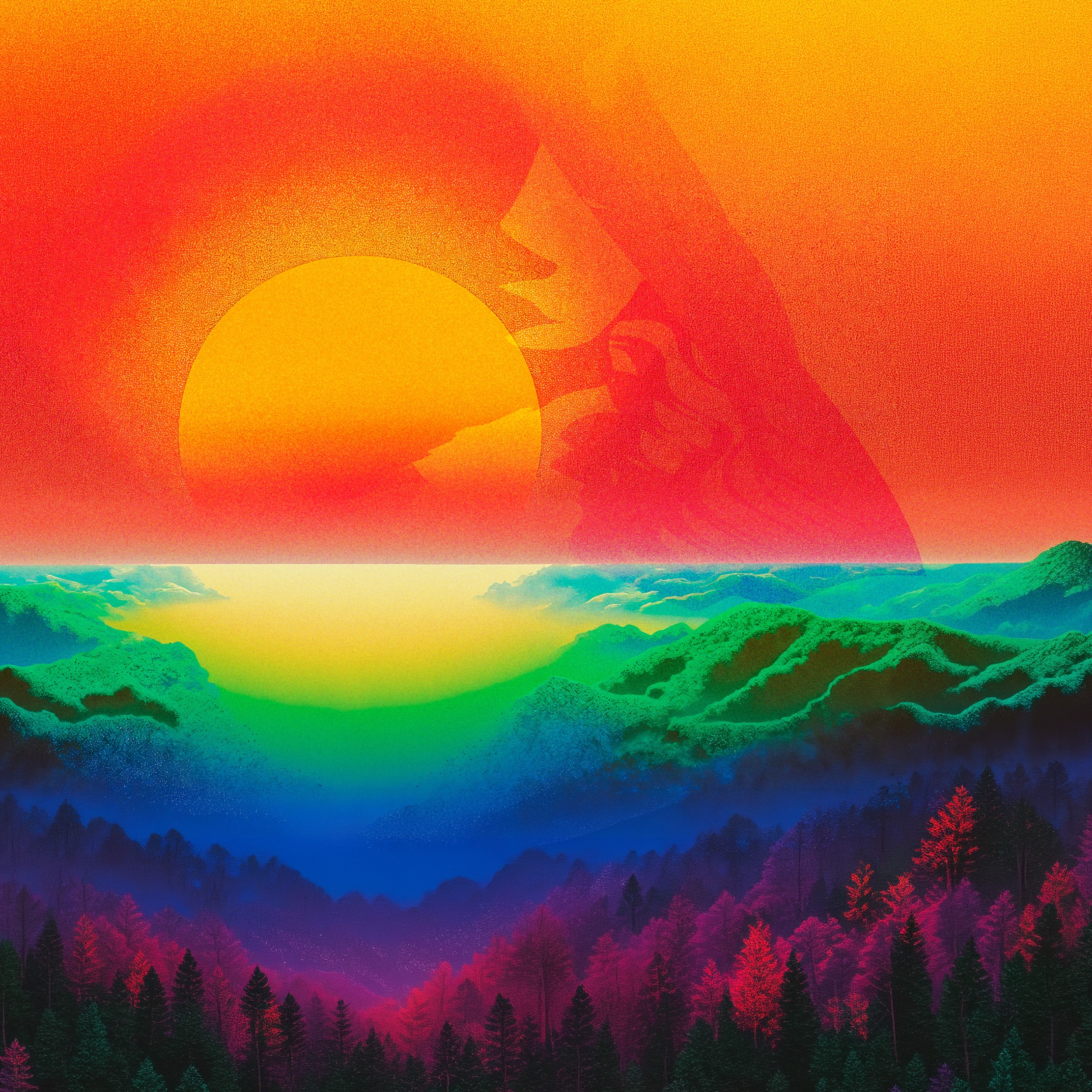 Underneath the Setting Sun artwork