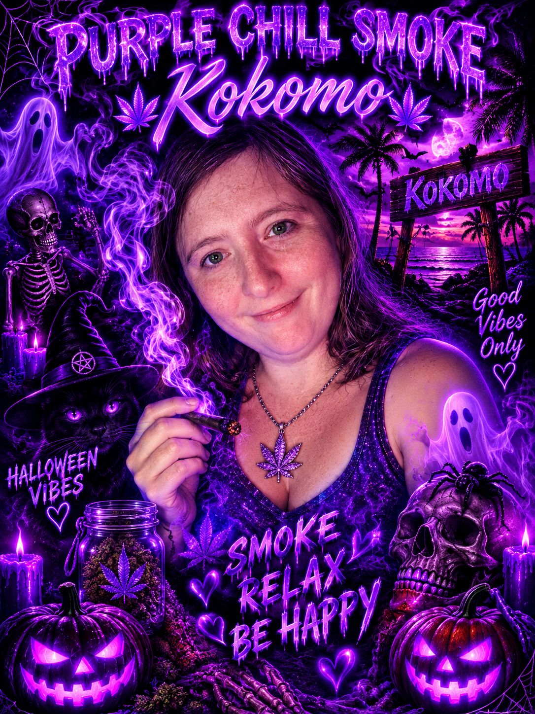 Kokomo Purple Chill 🍃💨🌬️ 💜💟 artwork