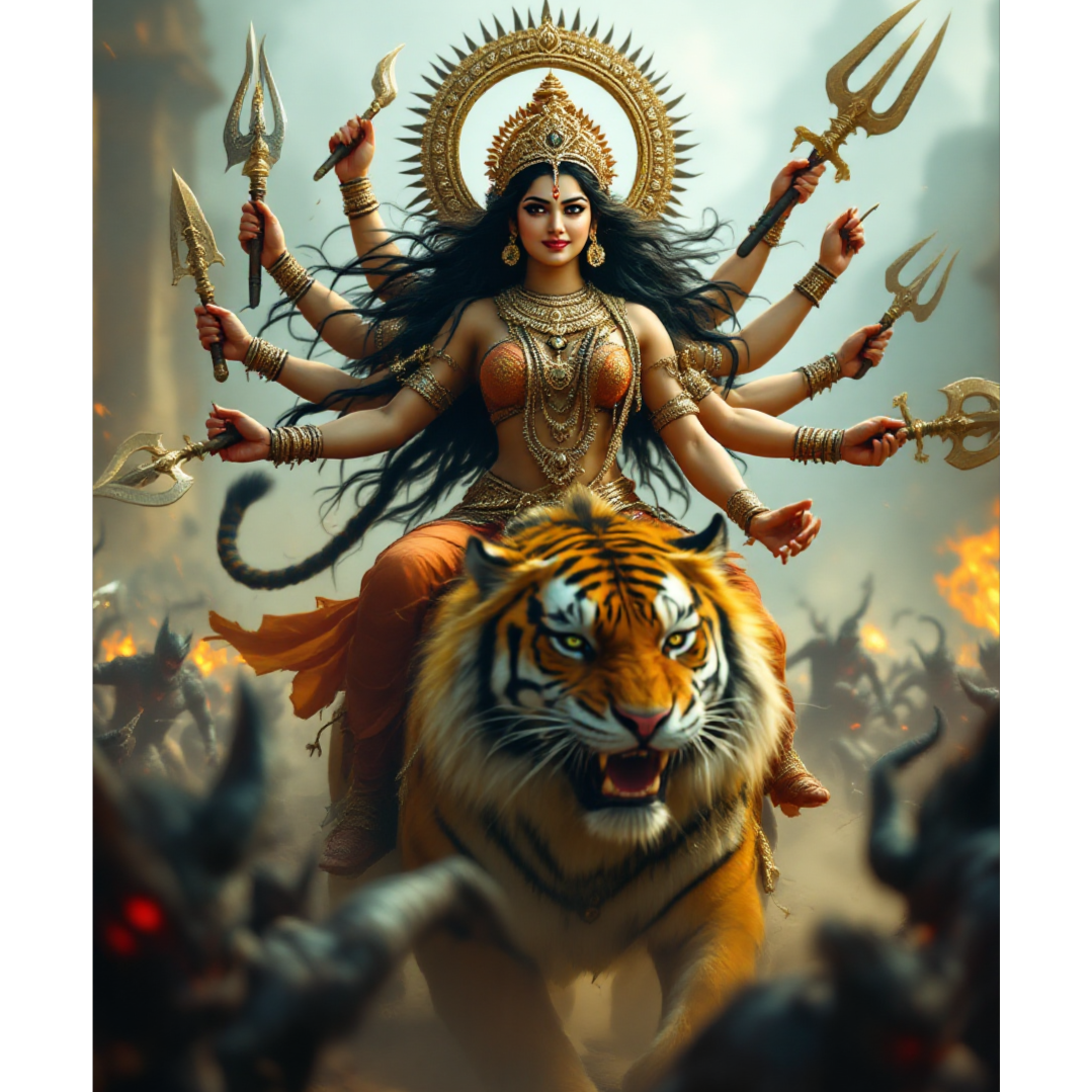 Om Durga artwork