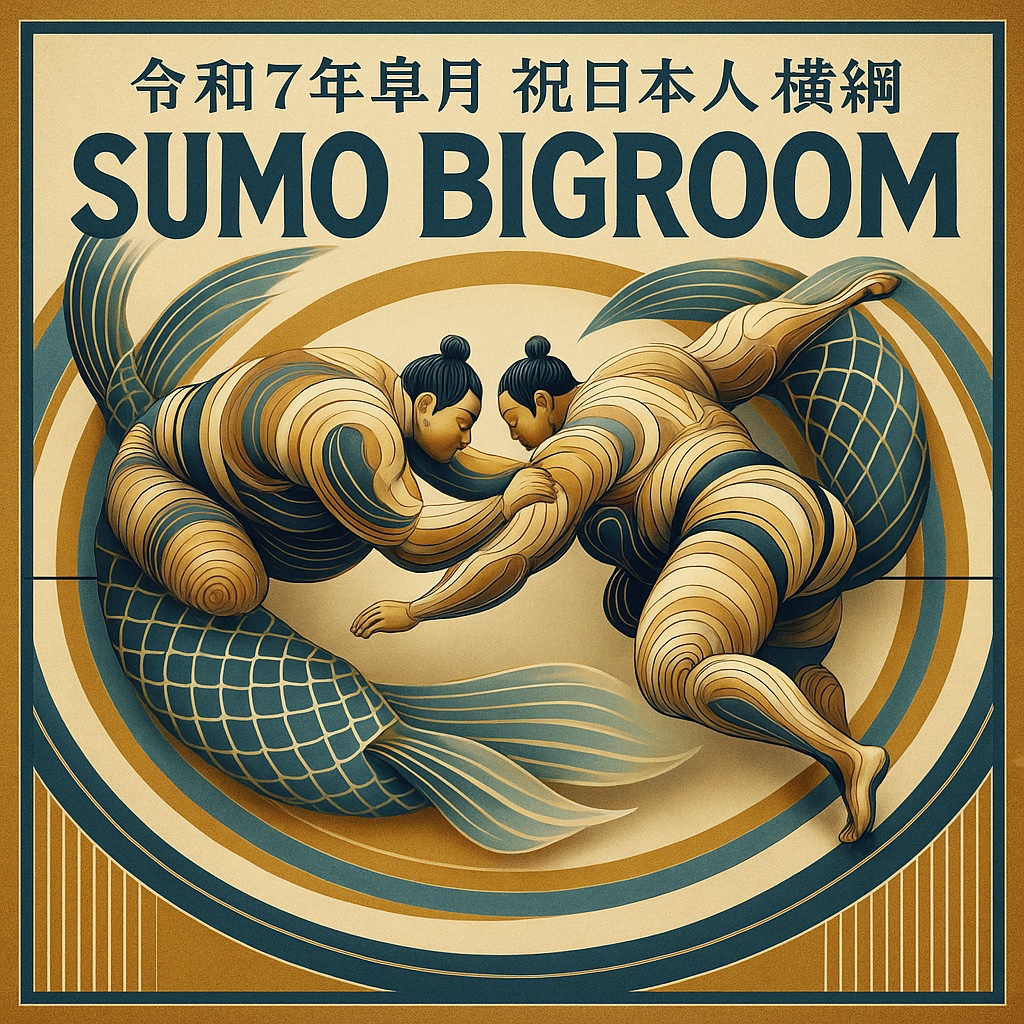 相撲 SUMO BIGROOM〝May 2025 celebrates the birth of Japanese Yokozuna〟 (Remastered) artwork