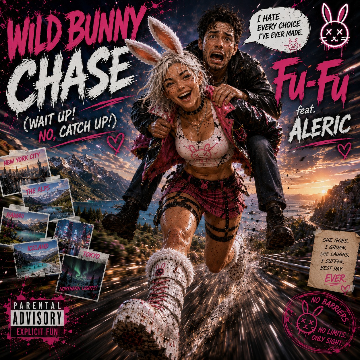Wild Bunny Chase (Wait Up.  No, CATHCH UP!) artwork