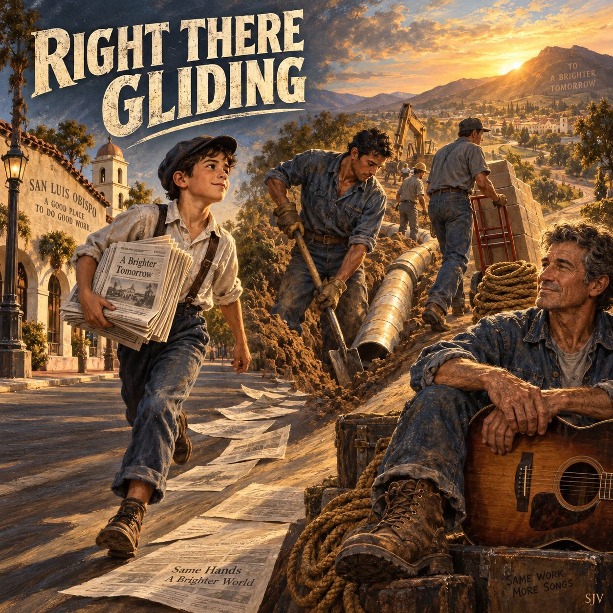 RIGHT THERE GLIDING artwork