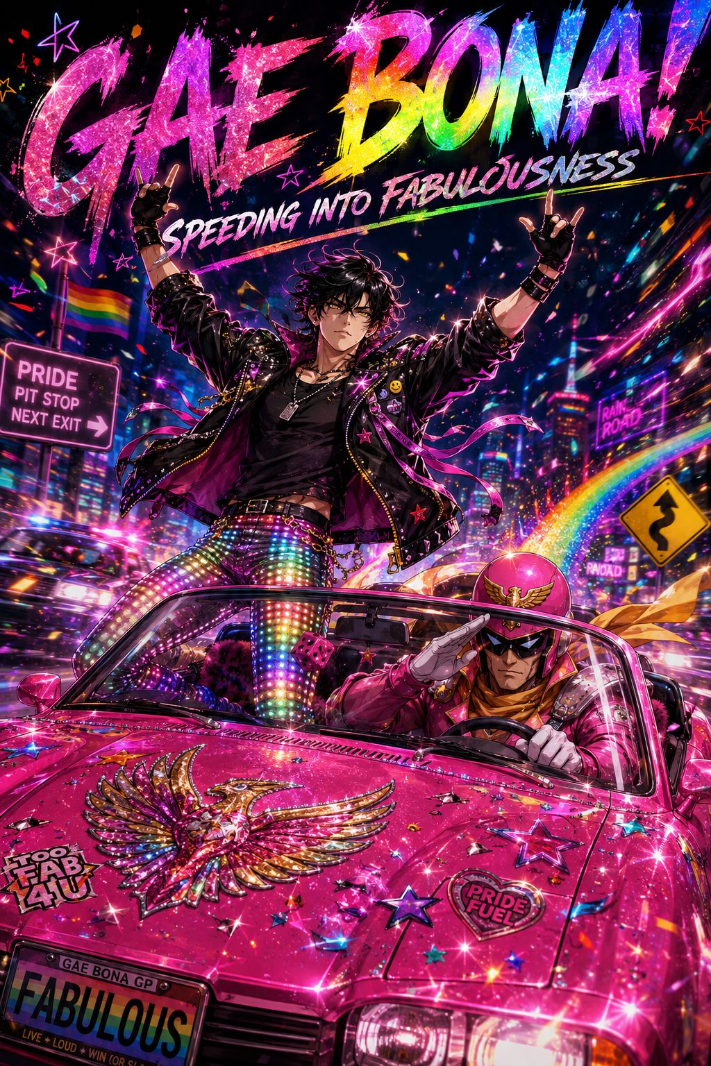 Gae Bona: Speeding Into Fabulousness artwork