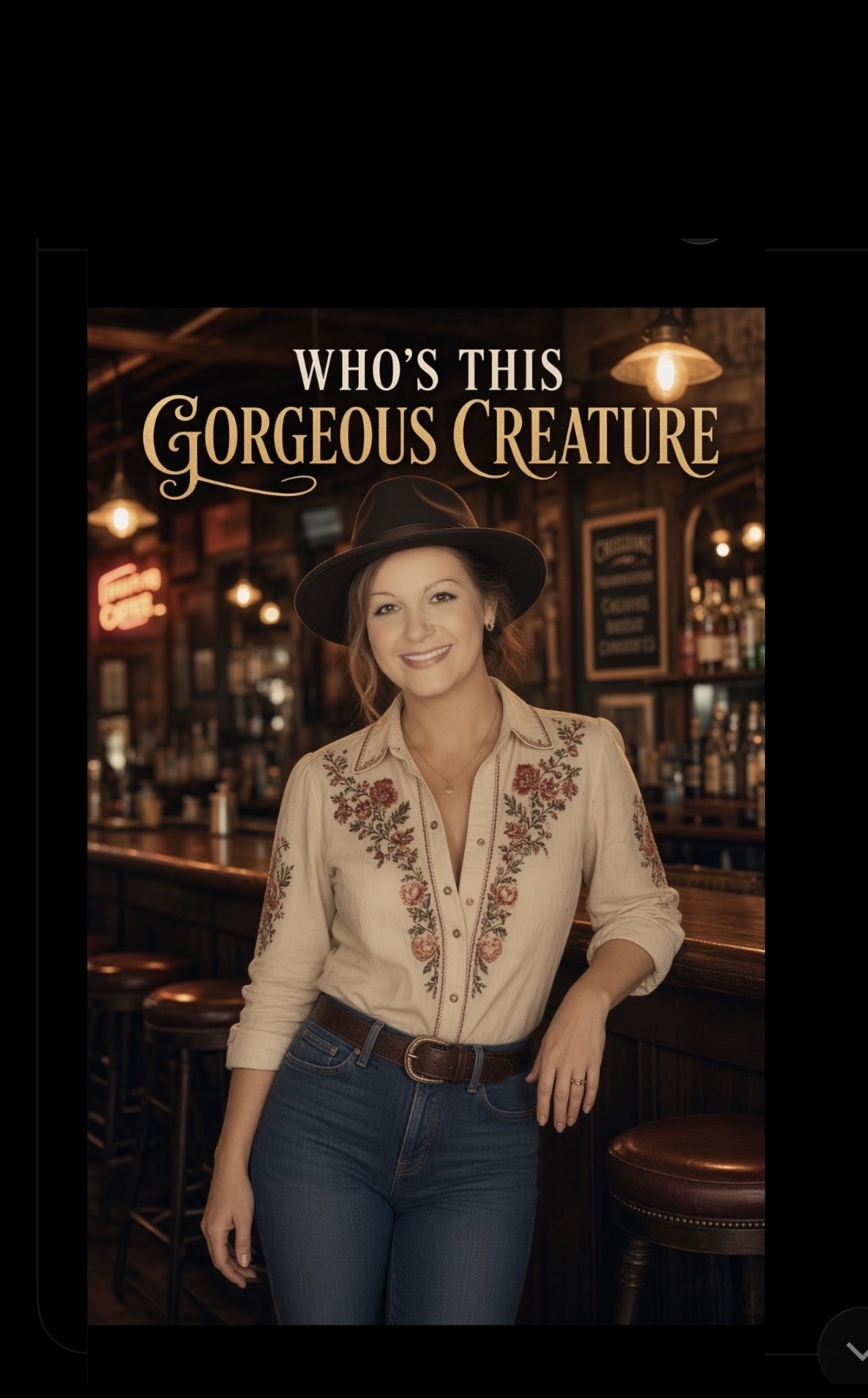 Who’s This Gorgeous Creature artwork