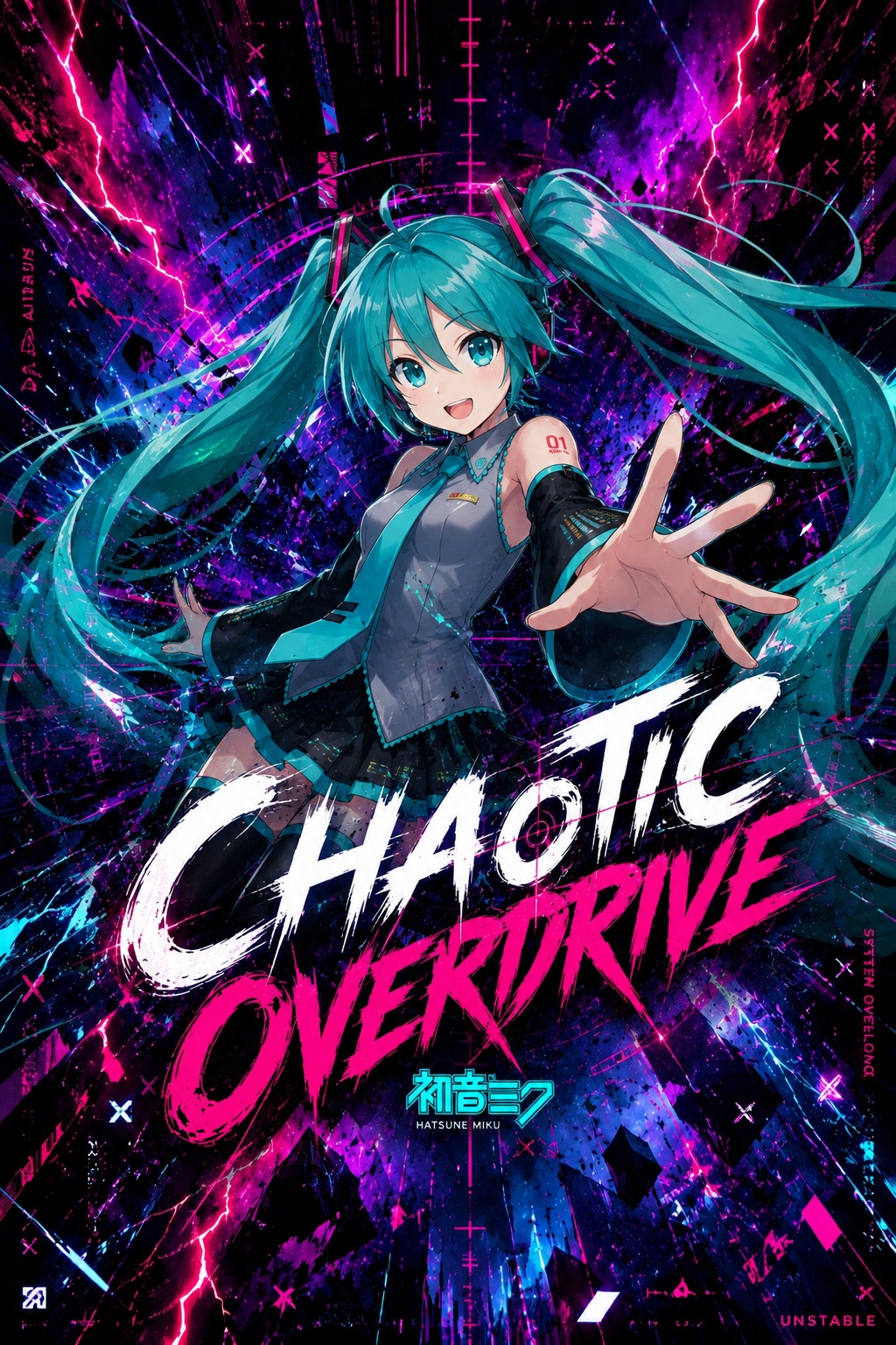 CHAOTIC OVERDRIVE/初音ミク artwork